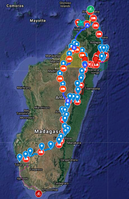 50 Day Ultra Madathon Marathon Across Madagascar (Bike, Kayak, and Hike the Whole island)