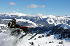 Half Day 4hr Guided Snowmobile Tour (single riders only)