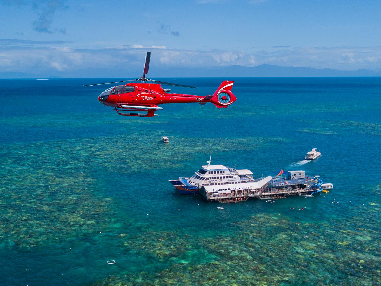 05: Moore Reef | Departs Fitzroy on Catamaran, Returns to Cairns on Heli