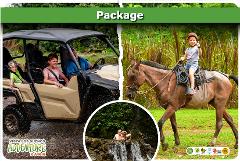 HORSEBACK RIDING + 2 HRS TRIPLE BUGGY + WATERFALLS COMBO