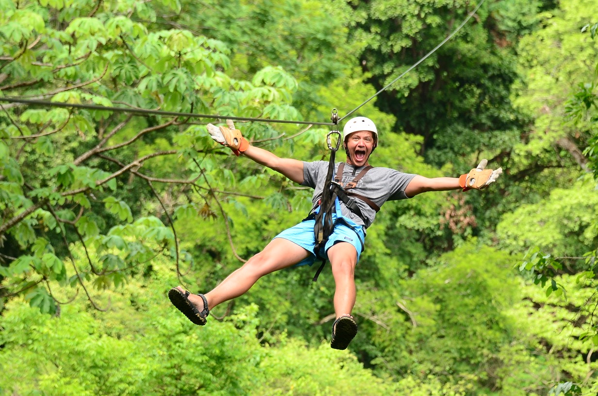 Zip-lining and canopy tours