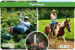  ZIP LINE + HORSEBACK + NATURAL POOL COMBO 