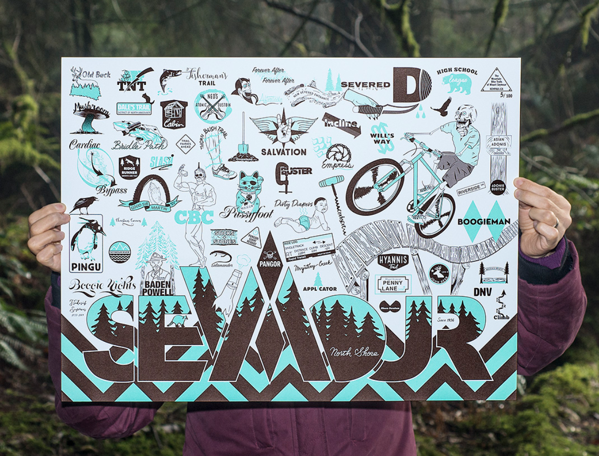 Mount Seymour Trails Poster