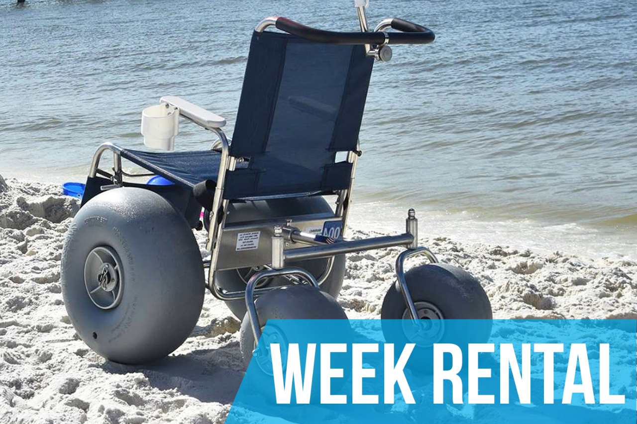 (Week Rental) De-Bug Beach Wheelchair