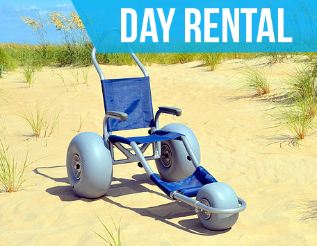 (Day Rental) Sandrider Beach Wheelchair