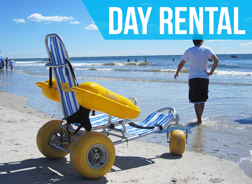 1 Day Rental Water Wheels Floating Beach Wheel Chair Beach Power