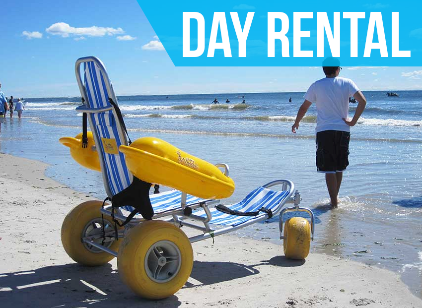 1 Day Rental Water Wheels Floating Beach Wheel Chair 