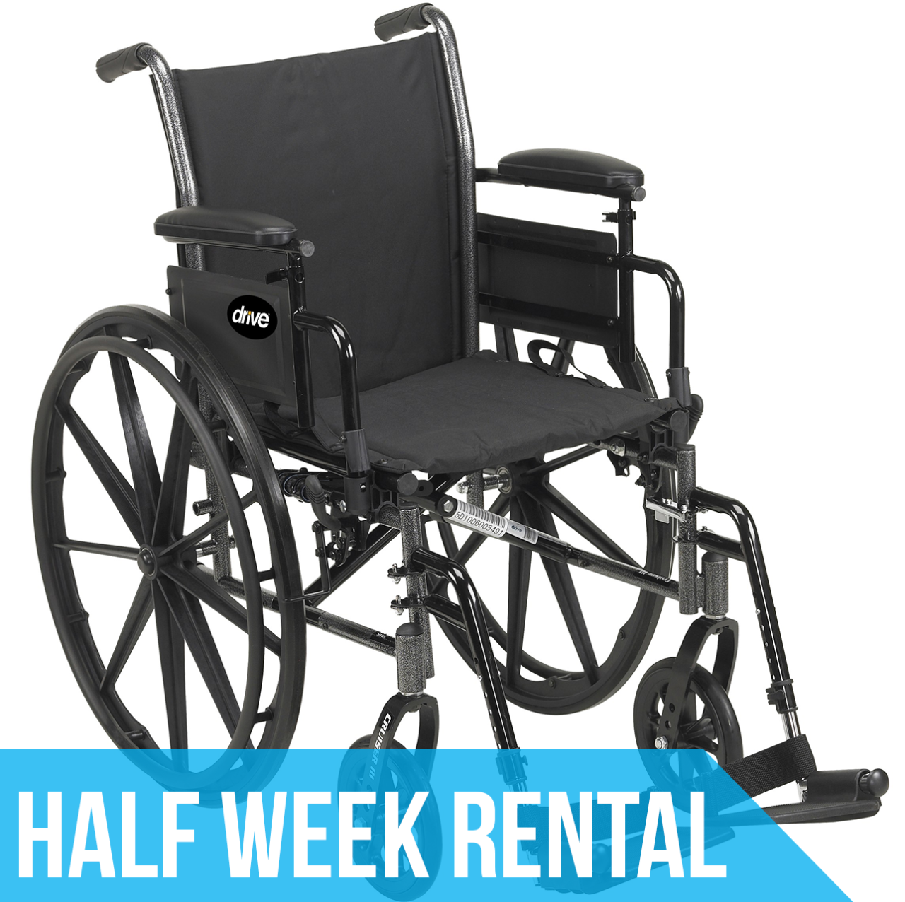 (Half Week Rental) Standard Wheelchair 