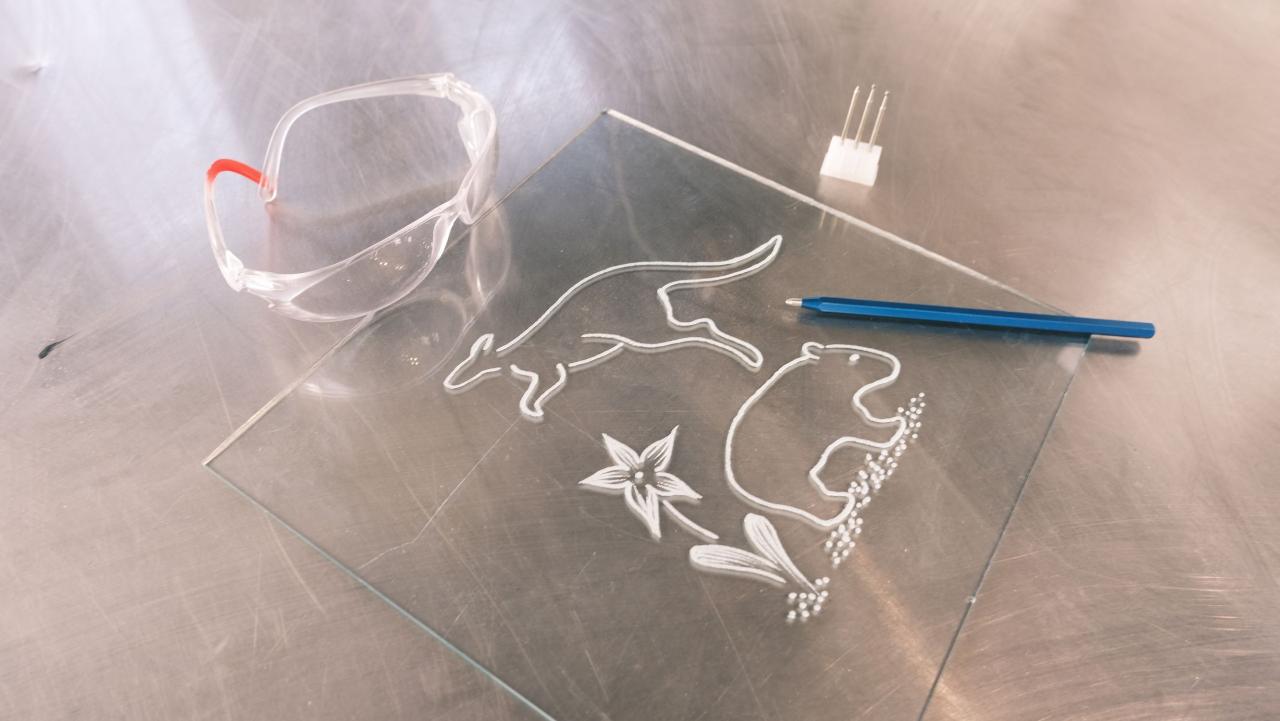 Drawn on Glass Engraving Canberra Glassworks Reservations