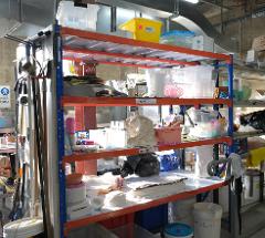 Temporary Mould Room Shelf #1