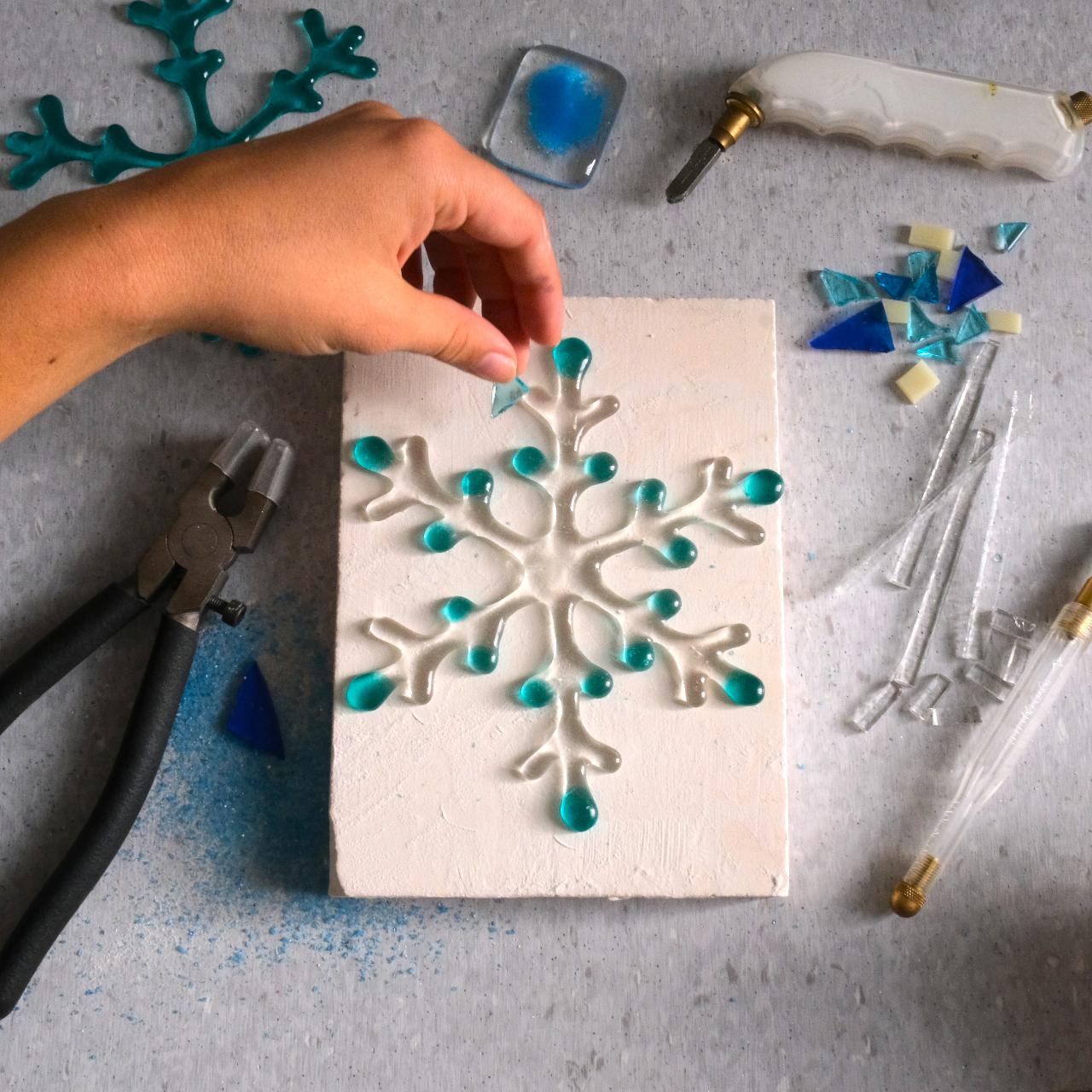 Fire and Ice: Kilnformed Snowflakes