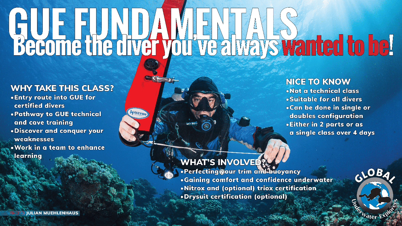 *** GUE Fundamentals Course - Become the Diver you've always wanted to be! ***