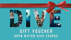 Open Water Dive Course Gift Voucher