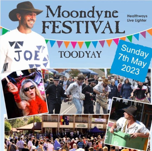 Moondyne Joe Festival - 8.15am Booragoon, 8.35am Perth, 9.00am Bassendean 