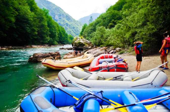 1-Day Montenegro Tara River Rafting Tour from Dubrovnik with Breakfast and Lunch