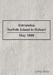 Estramina: Norfolk Island to Hobart May 1808
