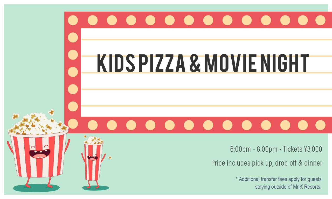 Kids Only Pizza and Movie Night