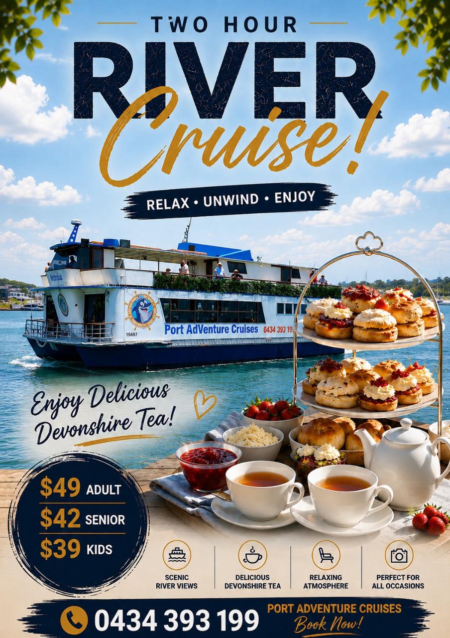 Dolphin Spotting & Devonshire tea morning or Sunset River Cruise 