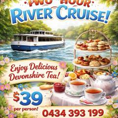 Dolphin Spotting & Devonshire tea morning or Sunset River Cruise 