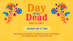 Day of the Dead - Adults Only - Saturday 8th November - TICKETS AVAILABLE AT THE DOOR AFTER 6PM
