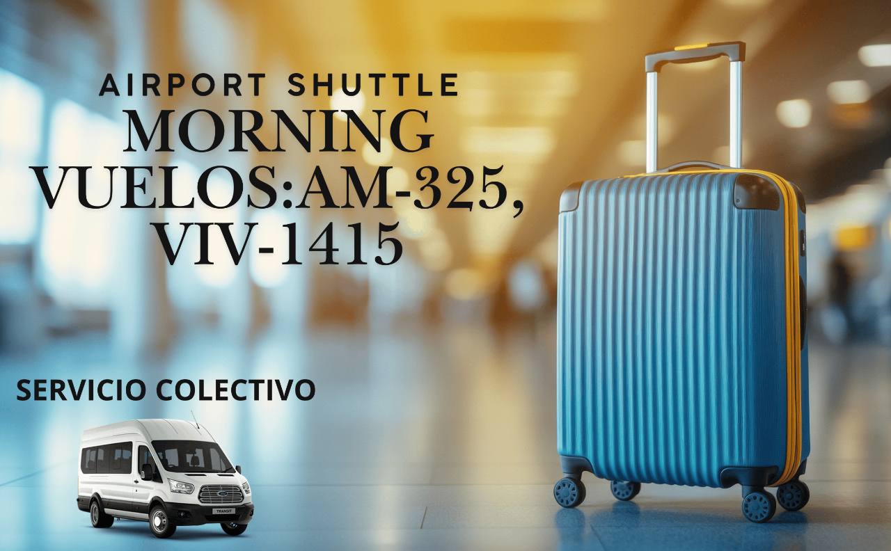 Ruta B – Shuttle Bacalar → Aeropuerto CTM (08:45 inicio)