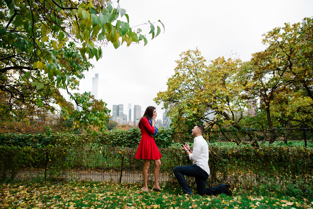 I Heart New York Surprise Proposal Photo Shoot