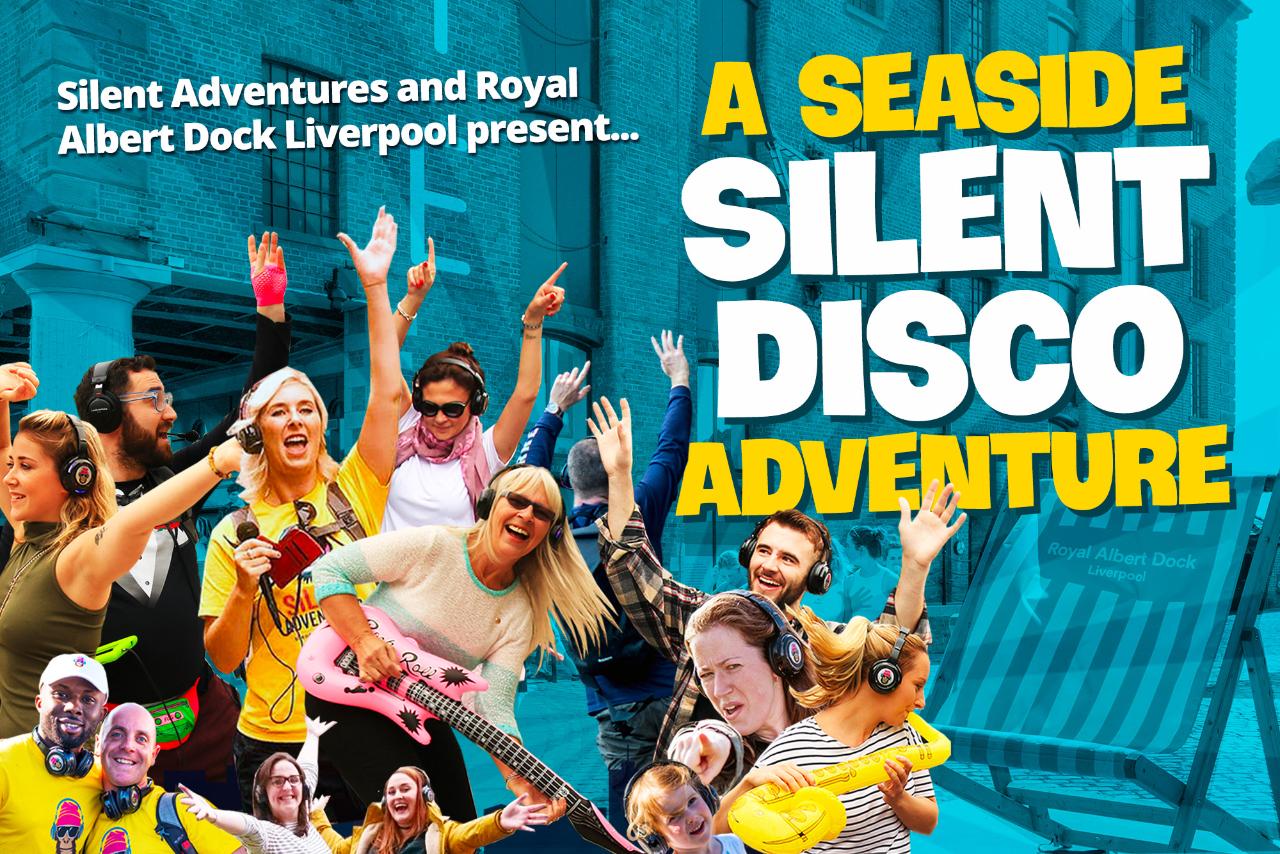 A family Silent disco Adventure At the Royal Albert Dock