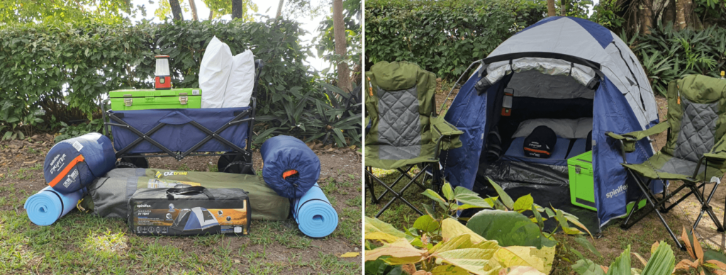 Camping on Fitzroy Island with Camp Equipment