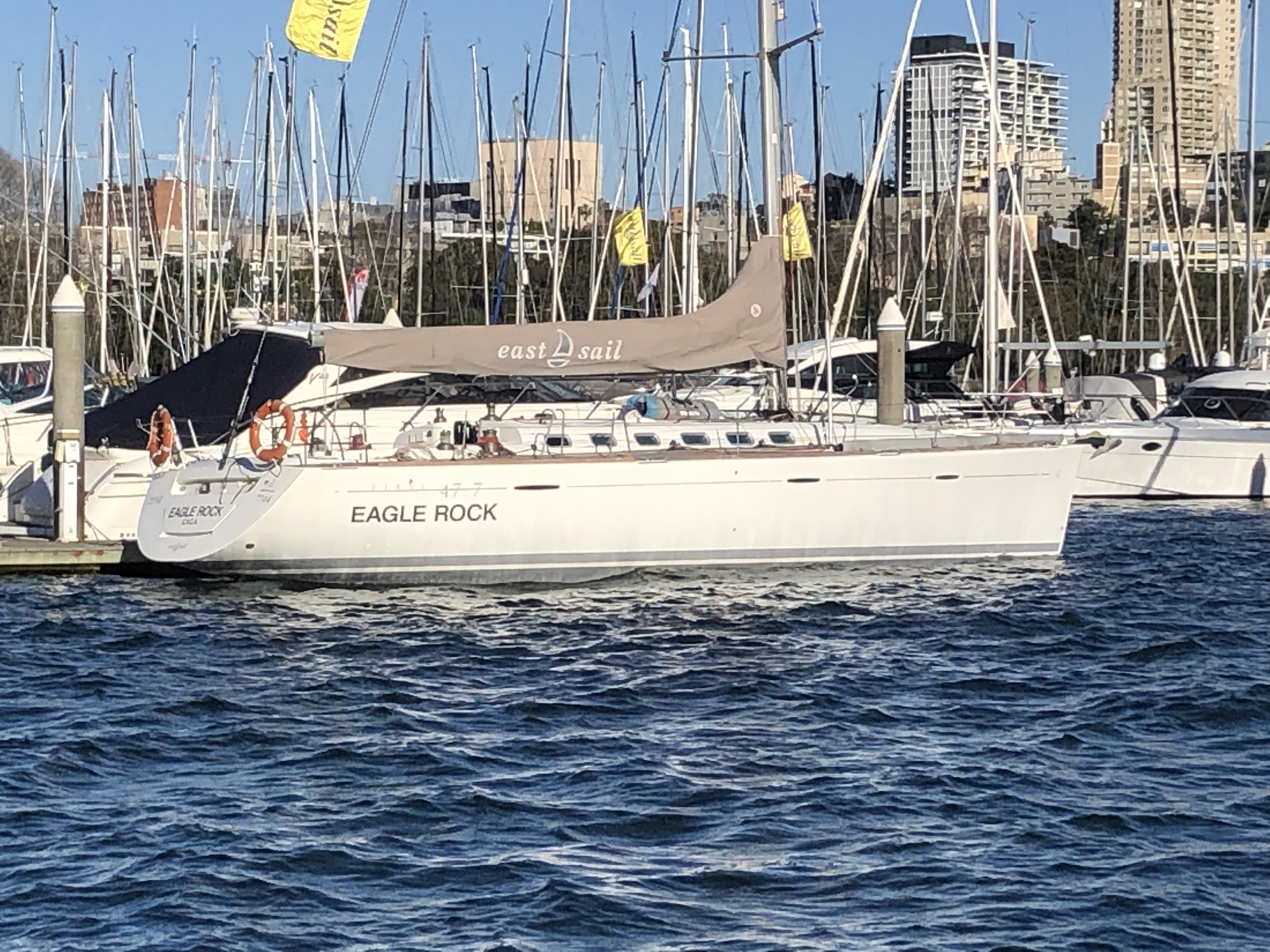 Skippered Beneteau 47.7 with crew for up to 20 passengers