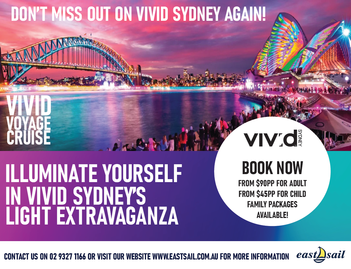 Vivid Sydney 2022 Eastsail Sydney Reservations