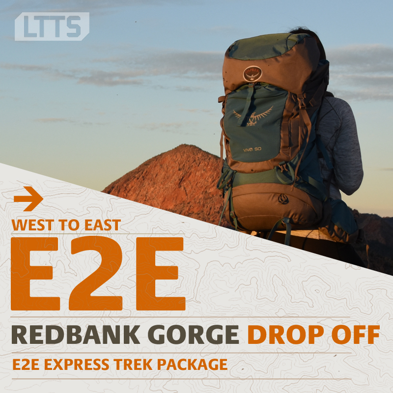 E2E EXPRESS Trek Package- Redbank Gorge Drop Off