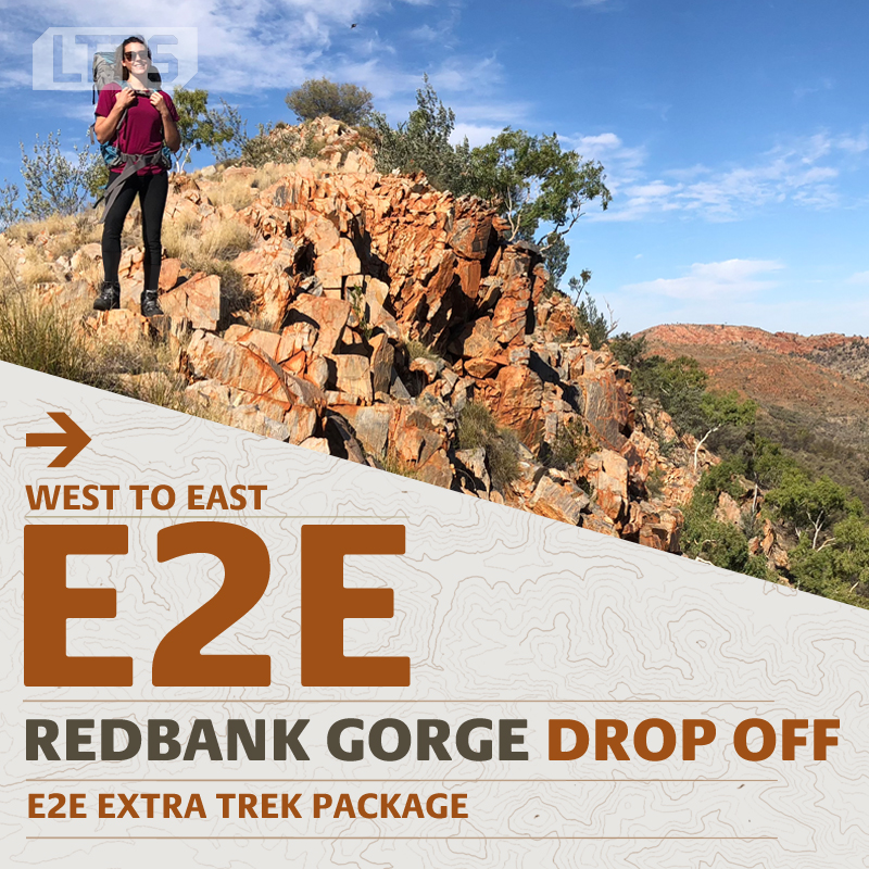 E2E EXTRA Trek Package - Redbank Gorge Drop Off