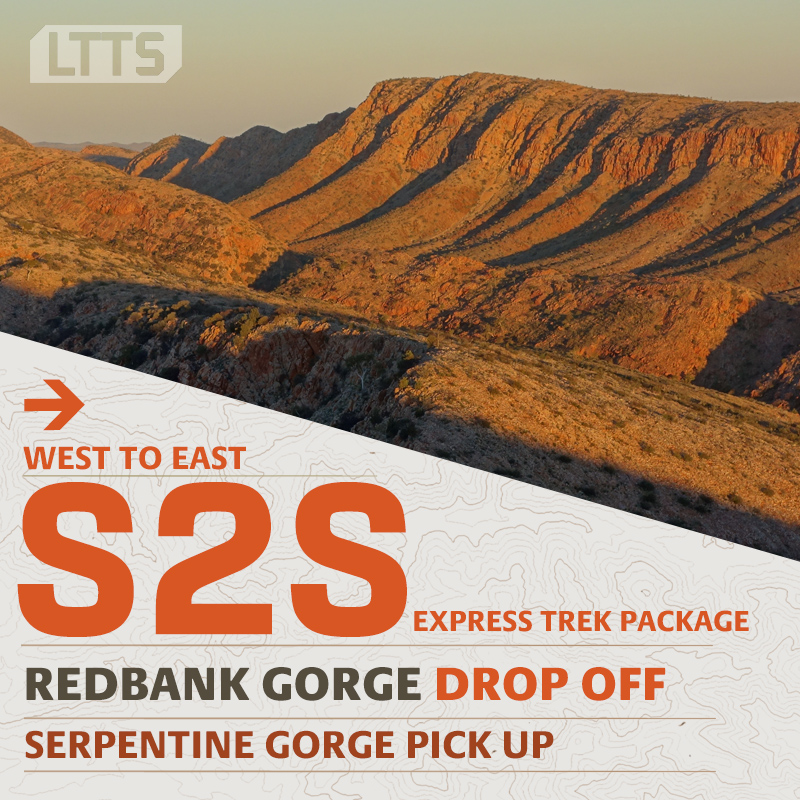 S2S- SERPENTINE TO SONDER Trek Package - Redbank Gorge Drop Off