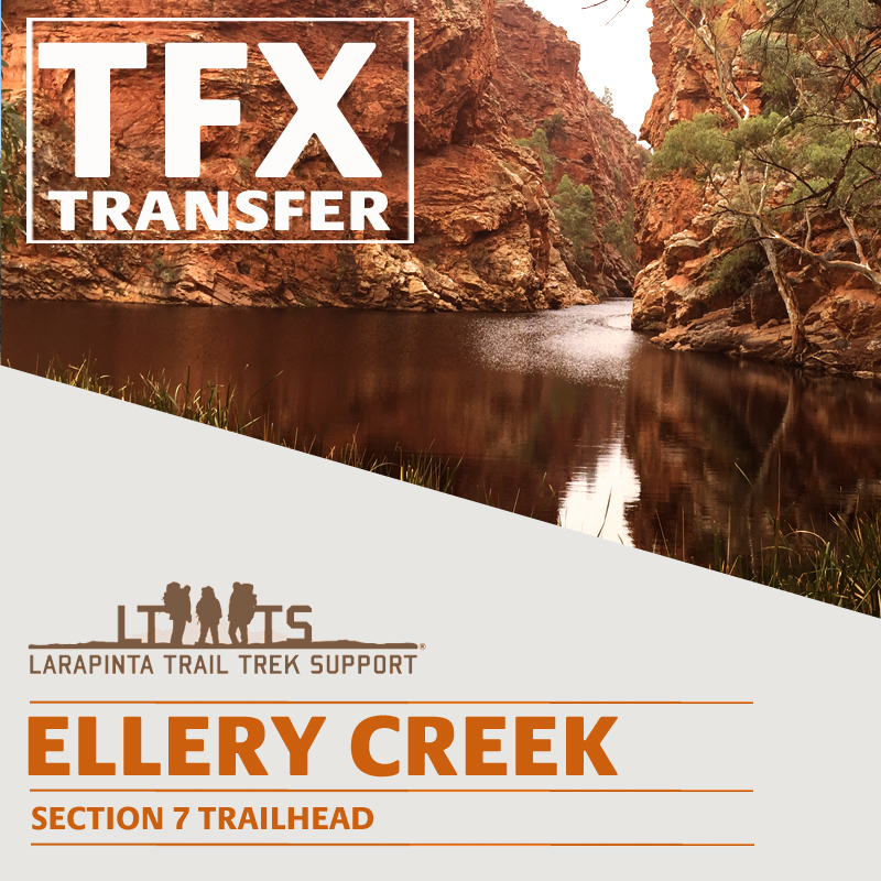 AFTERNOON PICK UP: Larapinta Trail Transfer from Ellery Creek South