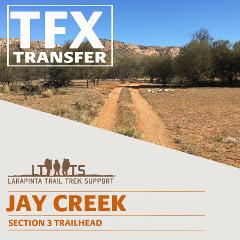 AM PICK UP: Larapinta Trail Transfer from Jay Creek to ASP