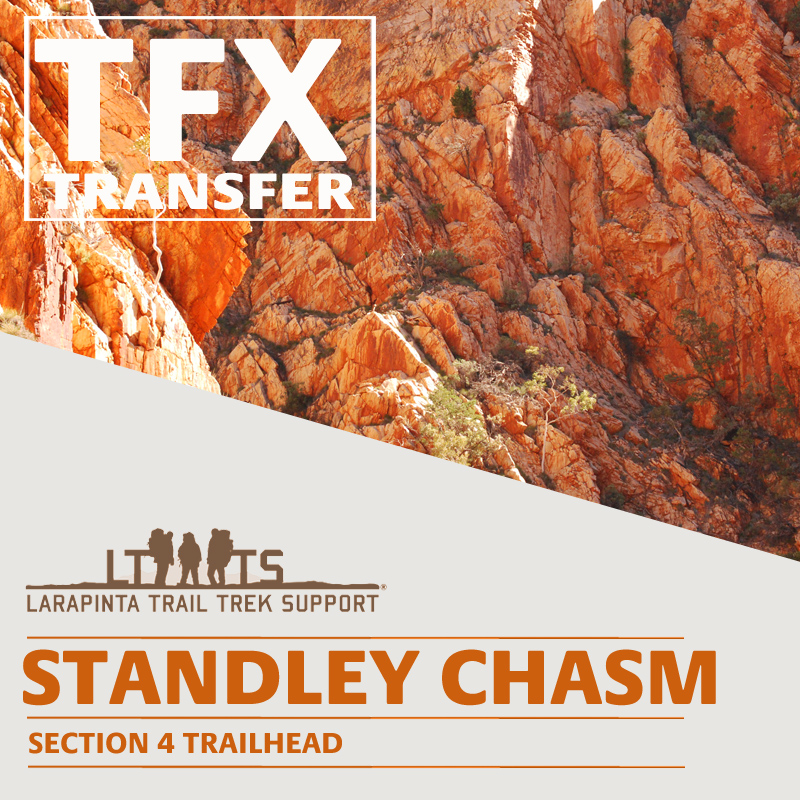 MORNING DROP OFF: Larapinta Trail Transfer to Standley Chasm