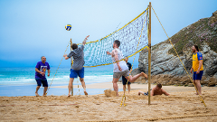 Beach Volleyball in Newquay