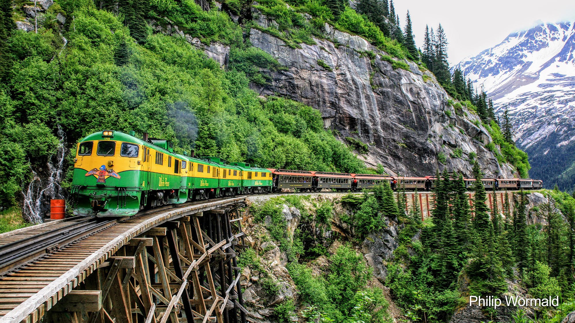 White Pass Train And Klondike Highway Combo 35 Hour Frontier