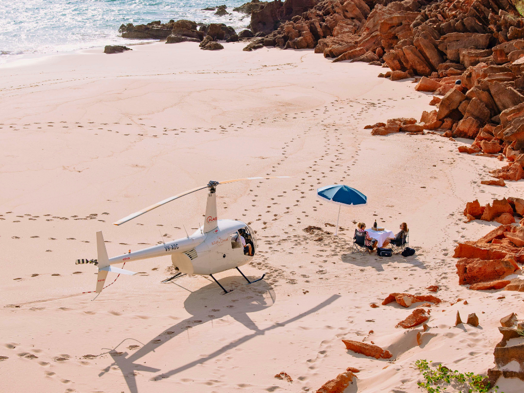 For Someone Special 45-Minute Private Scenic Flight & Gourmet Beach Picnic ex Broome