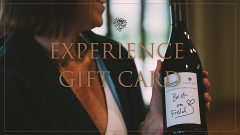 Gift Card for Wine Blending Experience followed by a 3 cheese platter