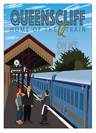 Poster or Magnet - Queenscliff Station 