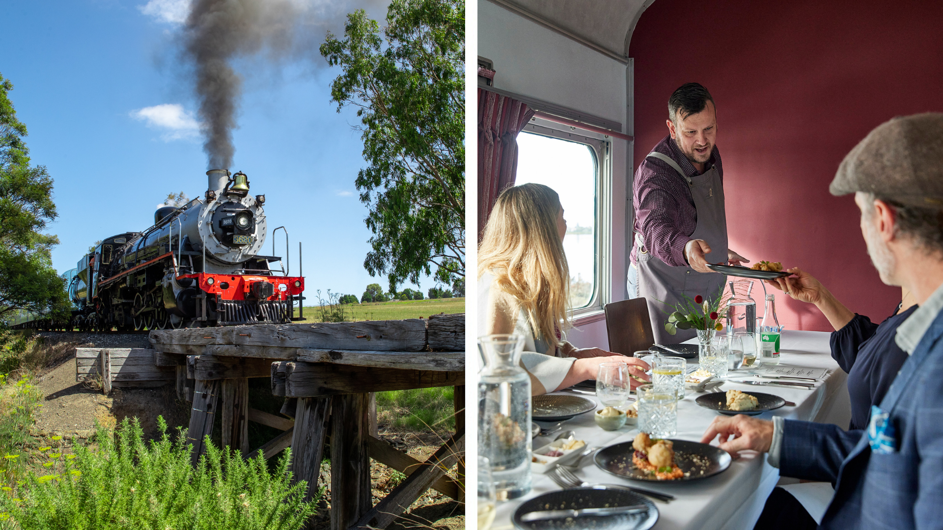 First Class - For 10 (departs Queenscliff - Steam)