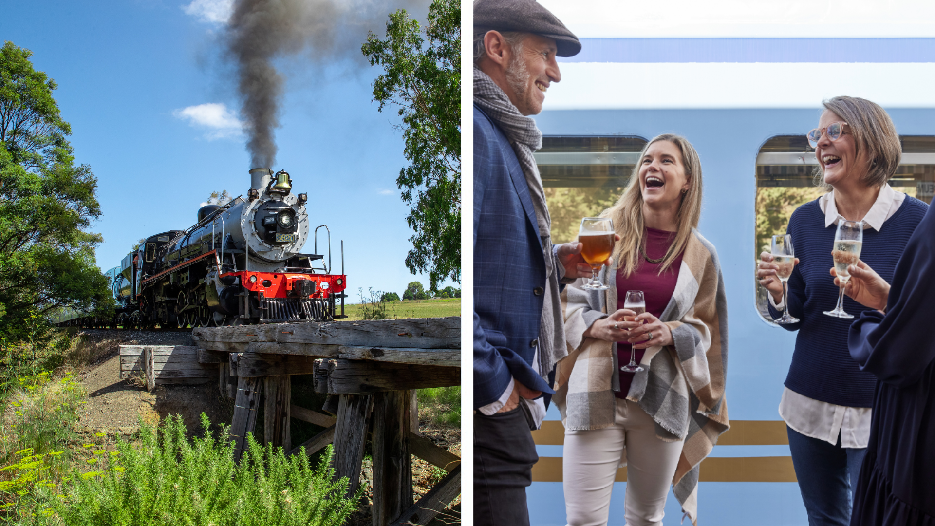 Q Class - Table for 6 (departs Queenscliff - Steam)