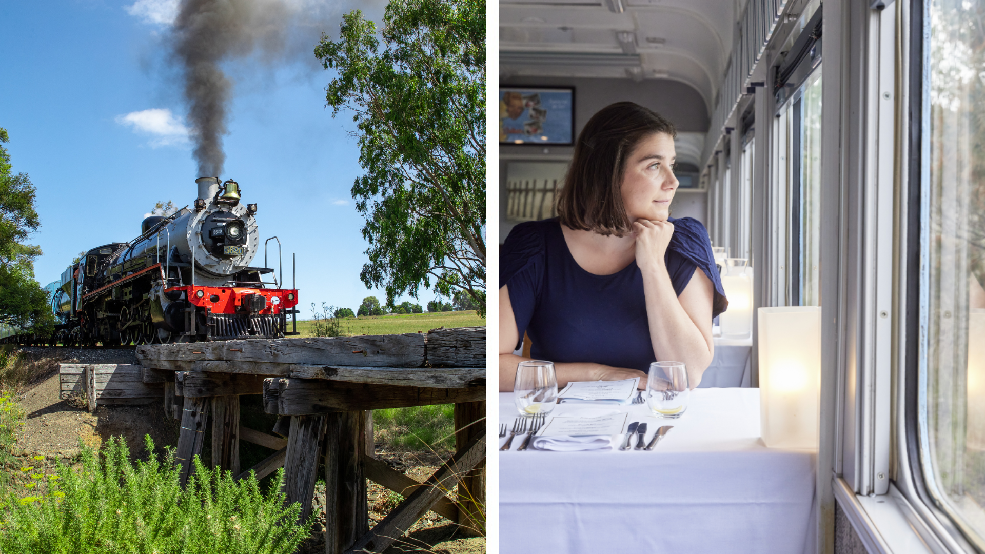 Q Class - Table for 1 (departs Queenscliff - Steam)