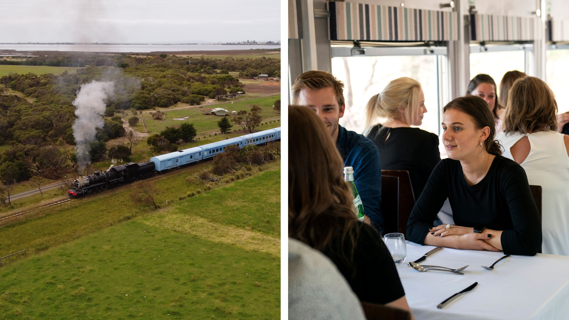 Q Class - Table for 4 (departs Queenscliff - Steam)