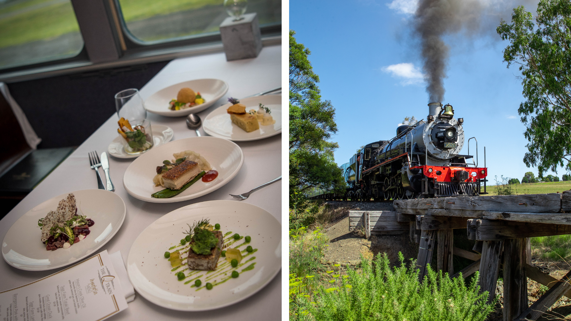 Q Class - Table for 5 (departs Queenscliff - Steam)