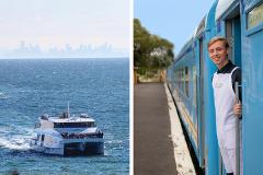 Sail, Rail and Dine - Q Class - Table for 2 - Departs Melbourne CBD