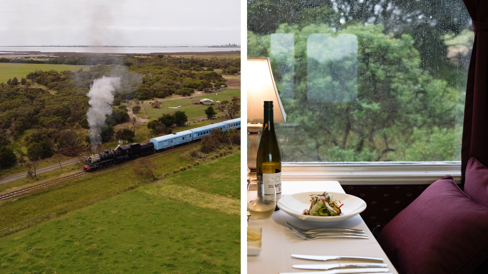 First Class - For 2 (departs Queenscliff - Steam)