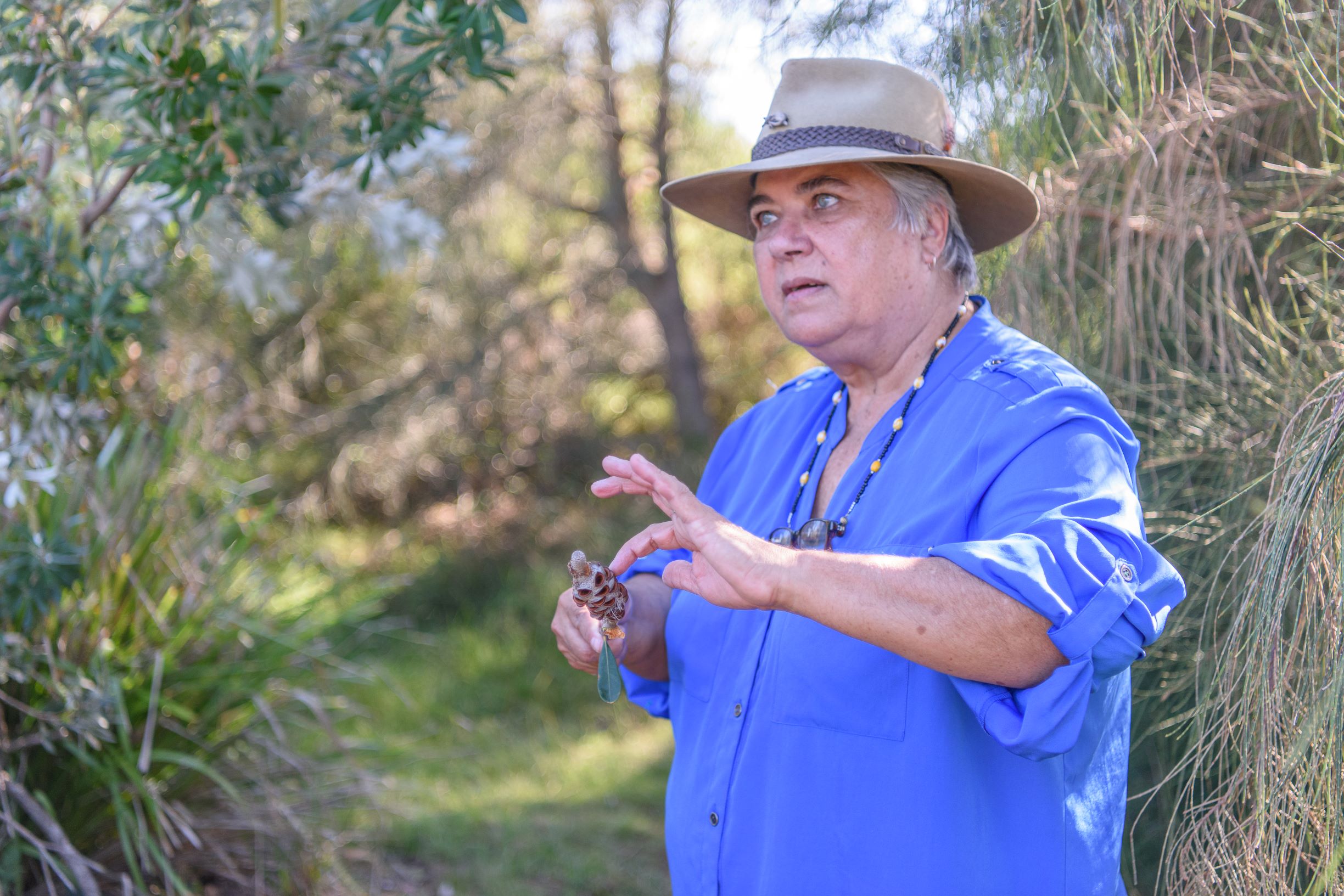 WELCOME TO COUNTRY - BUSH TUCKER & BUSH MEDICINE CULTURAL WALK WITH YUIN KNOWLEDGE HOLDER  FOLLOWED BY LUNCH AT THE PICKLED OCTOPUS RESTAURANT TUROSS HEAD