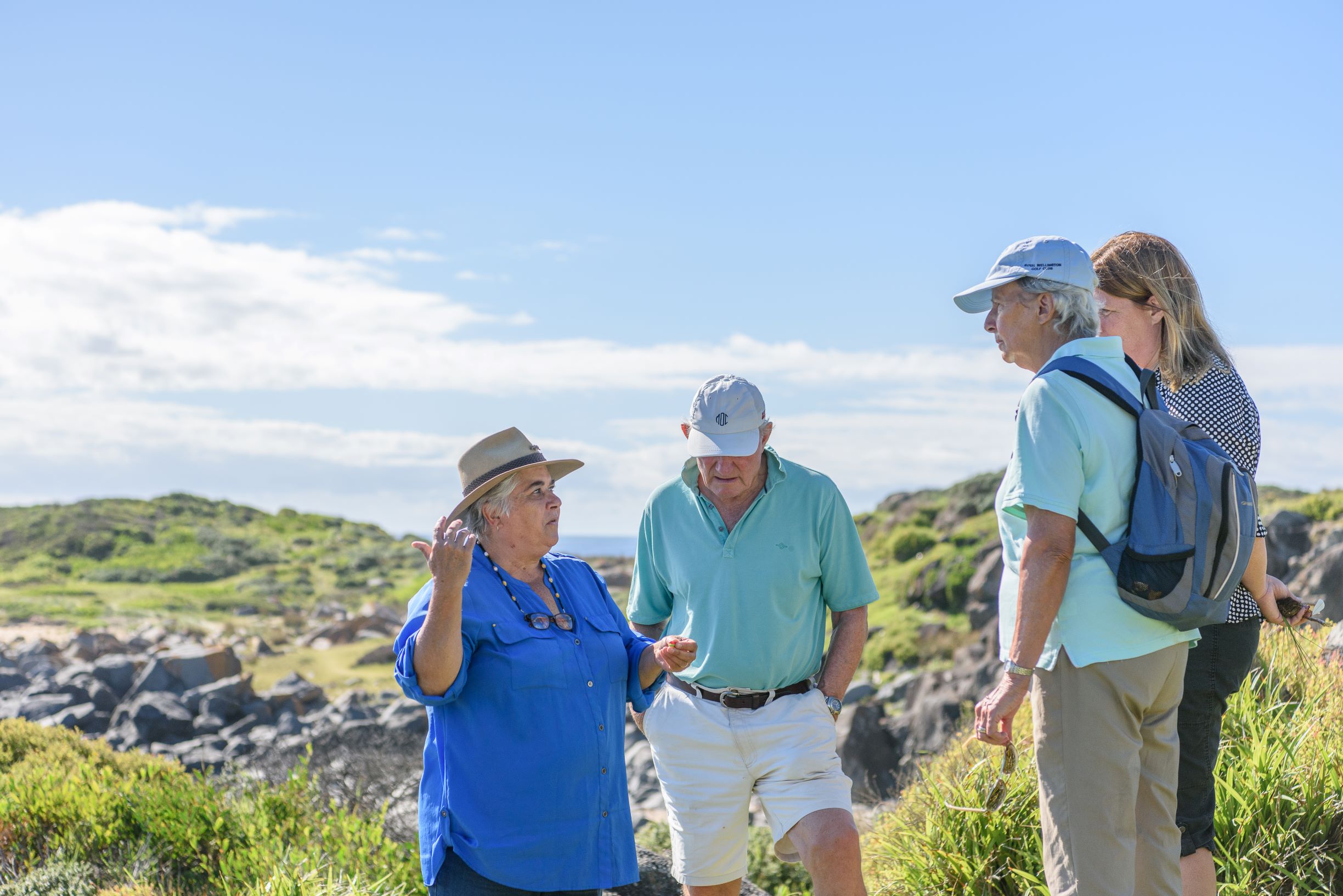 WELCOME TO COUNTRY - BUSH TUCKER & BUSH MEDICINE CULTURAL WALK WITH YUIN KNOWLEDGE HOLDER  FOLLOWED BY LUNCH AT THE PICKLED OCTOPUS RESTAURANT TUROSS HEAD